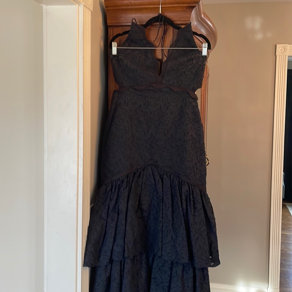 Acler for Free people, navy lace, size 8, wore at my house to do a photo shoot